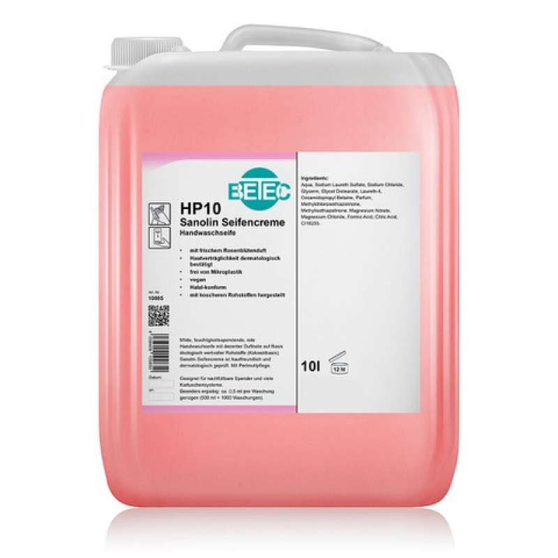 Sanolin HP10 - hand soap cream - 5 L
