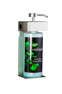 SOLera Desinfektionsmittel- und Flüssigseifenspender – ovale (eirunde) Flasche